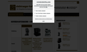 Siebtraeger-kaffeemaschine.com thumbnail