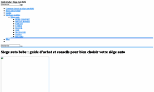 Siege-auto-bebe.fr thumbnail