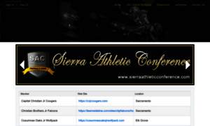 Sierraathleticconference.com thumbnail