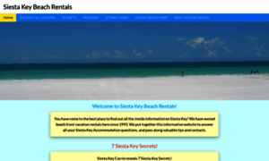 Siestakeybeachrentals.com thumbnail