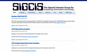 Sigcis.org thumbnail