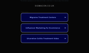 Sigmacon.co.uk thumbnail