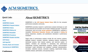 Sigmetrics.org thumbnail