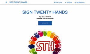 Sign-twenty-hands.business.site thumbnail