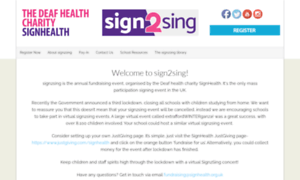 Sign2sing.org.uk thumbnail