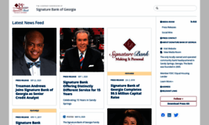 Signature-bank-of-georgia.newswire.com thumbnail