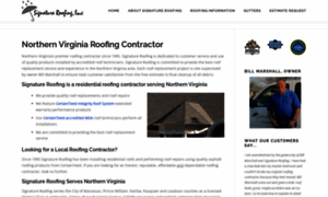 Signature-roofing.com thumbnail