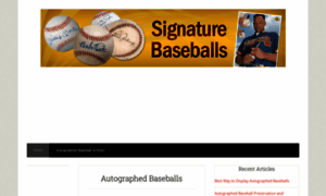 Signaturebaseballs.com thumbnail