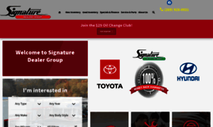 Signaturedealergroup.com thumbnail