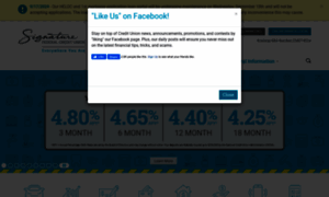 Signaturefcu.org thumbnail