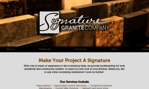 Signaturegraniteco.com thumbnail