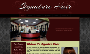 Signaturehairrichardson.com thumbnail