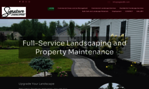 Signaturelandscapingllc.com thumbnail