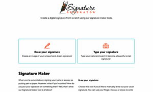 Signaturemaker.com thumbnail