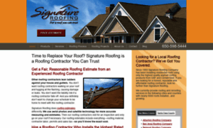 Signatureroofing.com thumbnail