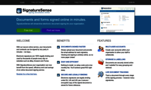 Signaturesense.com thumbnail