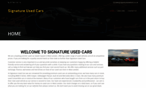Signatureusedcars.co.uk thumbnail