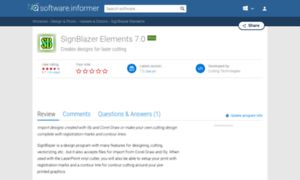 Signblazer-elements.software.informer.com thumbnail