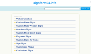 Signform24.info thumbnail