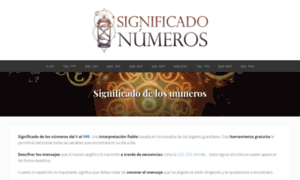 Significadodenumeros.com thumbnail