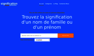 Signification-noms-prenoms.com thumbnail