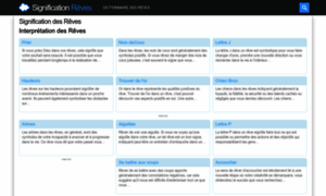 Significationreves.fr thumbnail