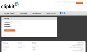 Signin.clipkit.de thumbnail