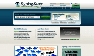 Signingsavvy.com thumbnail