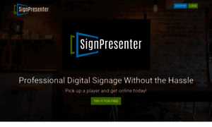 Signpresenter.com thumbnail