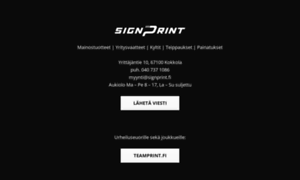 Signprint.fi thumbnail