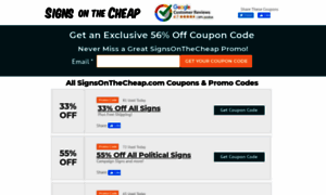 Signsonthecheapcoupons.com thumbnail