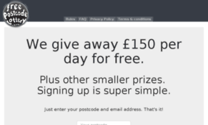 Signup.freepostcodelottery.com thumbnail