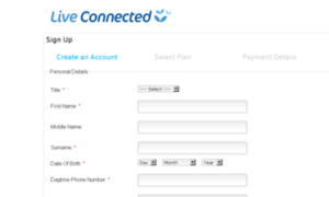 Signup.liveconnected.com.au thumbnail
