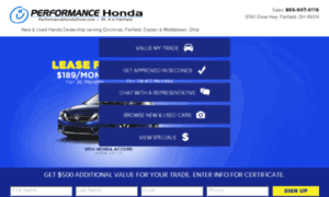 Signup.performancehondastore.com thumbnail