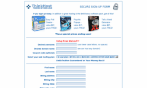 Signup.thinkhost.com thumbnail