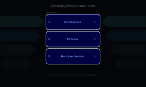 Silencingtheaccuser.com thumbnail