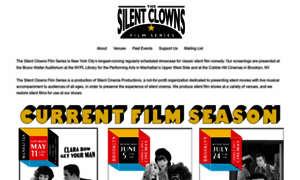 Silentclowns.com thumbnail