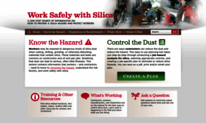 Silica-safe.org thumbnail