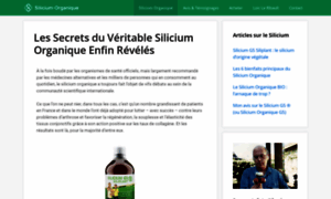 Silicium-organique.com thumbnail