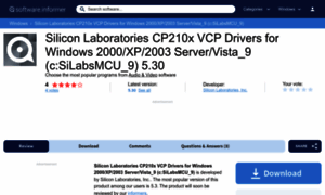 Silicon-laboratories-cp210x-vcp-drivers12.software.informer.com thumbnail