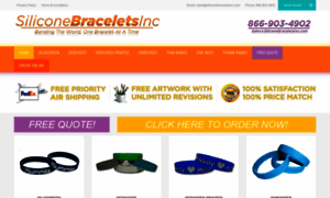 Siliconebraceletsinc.com thumbnail