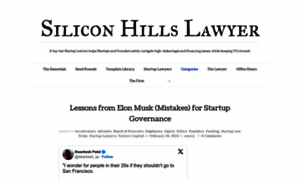 Siliconhillslawyer.com thumbnail