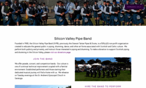 Siliconvalleypipeband.org thumbnail