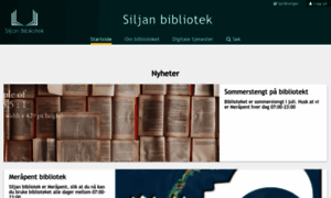 Siljanbibliotek.no thumbnail
