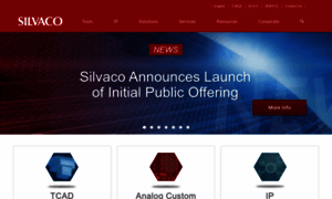 Silvaco.com thumbnail