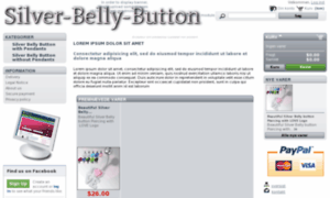 Silver-belly-button.com thumbnail