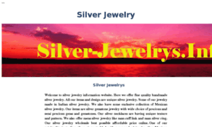 Silver-jewelrys.info thumbnail