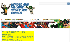 Silveragecomics.omeka.net thumbnail