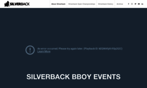 Silverbackopen.com thumbnail