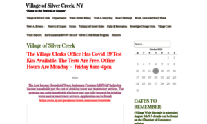 Silvercreekny.com thumbnail